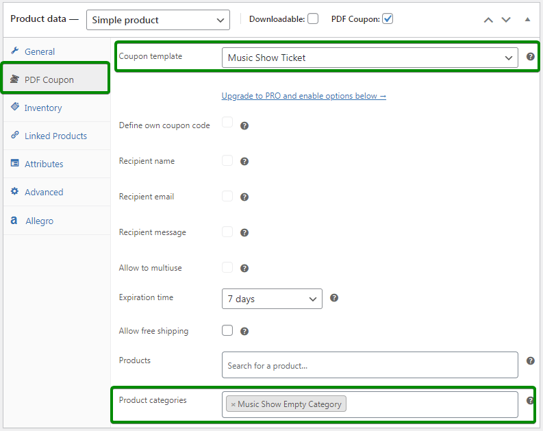 Choosing The Template For The Product