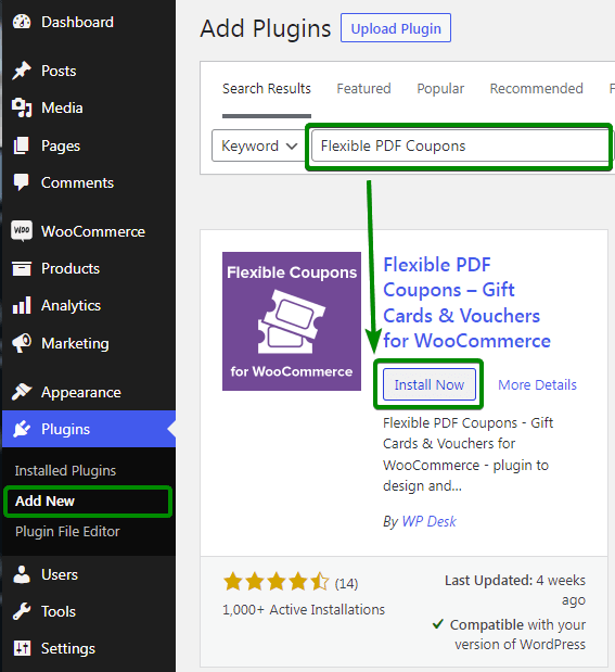 Install Flexible Pdf Coupons