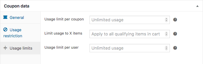 Limiting WooCommerce Coupon Usage